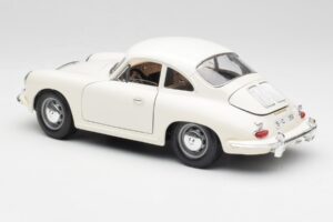 Porsche 356B Hvid Bburago 1:18 3021-M3 Metal — billede 7 af 8