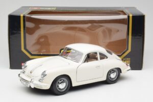 Porsche 356B Hvid Bburago 1:18 3021-M3 Metal — billede 8 af 8