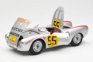 Porsche 550-1500 RS Spyder #55 H. Herrmann Carrera Panamericana 1954 AUTOart 1:18 85470 Metal — billede 2 af 8