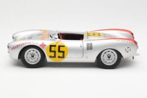 Porsche 550-1500 RS Spyder #55 H. Herrmann Carrera Panamericana 1954 AUTOart 1:18 85470 Metal — billede 4 af 8