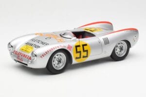 Porsche 550-1500 RS Spyder #55 H. Herrmann Carrera Panamericana 1954 AUTOart 1:18 85470 Metal