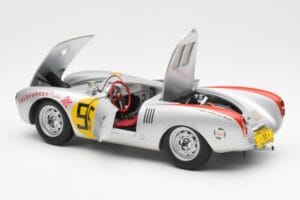 Porsche 550-1500 RS Spyder #55 H. Herrmann Carrera Panamericana 1954 AUTOart 1:18 85470 Metal — billede 5 af 8