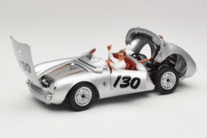 Porsche 550 A Spyder Little Bastard James Dean Schuco 1:18 450033200 Metal — billede 2 af 8