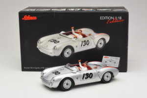 Porsche 550 A Spyder Little Bastard James Dean Schuco 1:18 450033200 Metal — billede 8 af 8