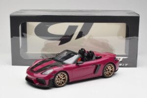 Porsche 718 982 Spyder RS Weissach Package Ruby Star Neo GT Spirit 1:18 GT486 Resin — billede 6 af 6