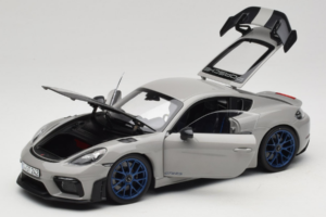 Porsche 718 Cayman 982 GT4 RS Weissach Package Chalk Norev 1:18 187253 Metal — billede 3 af 8