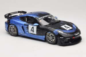 Porsche 718 Cayman GT4 RS Clubsport Sort Blå Otto 1:18 OT469 Resin — billede 4 af 6