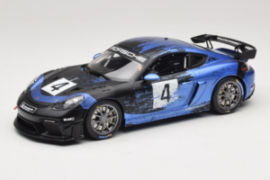 Porsche 718 Cayman GT4 RS Clubsport Sort Blå Otto 1:18 OT469 Resin