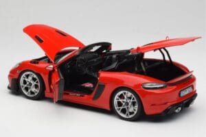 Porsche 718 Spyder RS Guards Red Norev 1:18 187271 Metal — billede 5 af 8