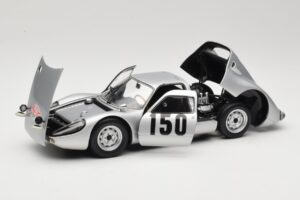 Porsche 904 GTS #150 E. Bohringer Rally Monte Carlo 1965 Class Winner Minichamps 1:18 180656750 Metal — billede 2 af 8