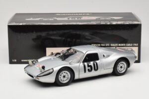 Porsche 904 GTS #150 E. Bohringer Rally Monte Carlo 1965 Class Winner Minichamps 1:18 180656750 Metal — billede 8 af 8