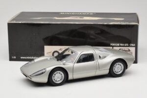Porsche 904 GTS Sølv Minichamps 1:18 180067722 Metal — billede 8 af 8