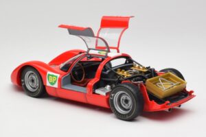 Porsche 906E BP World Record Runs Monza 1967 Minichamps 1:18 100676100 Metal — billede 5 af 8