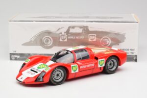 Porsche 906E BP World Record Runs Monza 1967 Minichamps 1:18 100676100 Metal — billede 8 af 8