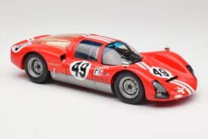 Porsche 906K #49 R. Vogele / J. Siffert 12 Hours of Sebring 1966 Minichamps 1:18 100666149 Metal — billede 6 af 8