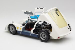 Porsche 906K #58 G. Klass / R. Stommelen 24 Hours of Le Mans 1966 Minichamps 1:18 100666158 Metal — billede 5 af 8