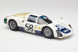 Porsche 906K #58 G. Klass / R. Stommelen 24 Hours of Le Mans 1966 Minichamps 1:18 100666158 Metal — billede 6 af 8