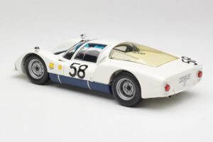 Porsche 906K #58 G. Klass / R. Stommelen 24 Hours of Le Mans 1966 Minichamps 1:18 100666158 Metal — billede 7 af 8