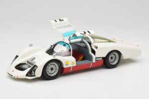 Porsche 906 LH #31 H. Herrmann / H. Linge Porsche System Engineering 24 Hours of Le Mans 1966 Minichamps 1:18 100666131 Metal — billede 2 af 8