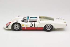 Porsche 906 LH #31 H. Herrmann / H. Linge Porsche System Engineering 24 Hours of Le Mans 1966 Minichamps 1:18 100666131 Metal — billede 4 af 8