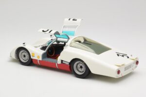 Porsche 906 LH #31 H. Herrmann / H. Linge Porsche System Engineering 24 Hours of Le Mans 1966 Minichamps 1:18 100666131 Metal — billede 5 af 8