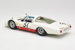 Porsche 906 LH #31 H. Herrmann / H. Linge Porsche System Engineering 24 Hours of Le Mans 1966 Minichamps 1:18 100666131 Metal — billede 7 af 8