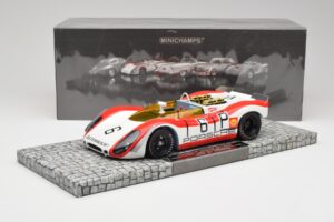 Porsche 908/02 Spyder #6 K. Lins / R. Attwood Nürburgring 1000km 1969 Minichamps 1:18 107692006 Metal — billede 6 af 6