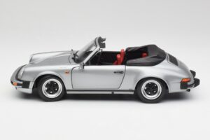 Porsche 911 930 Carrera 3.2 Cabriolet Grå Metallic Minichamps 1:18 100063034 Metal — billede 4 af 8