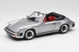 Porsche 911 930 Carrera 3.2 Cabriolet Grå Metallic Minichamps 1:18 100063034 Metal