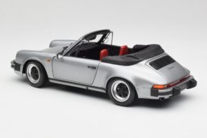Porsche 911 930 Carrera 3.2 Cabriolet Grå Metallic Minichamps 1:18 100063034 Metal — billede 7 af 8