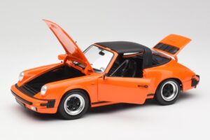 Porsche 911 930 Carrera 3.2 Targa Orange Minichamps 1:18 100063064 Metal — billede 2 af 8
