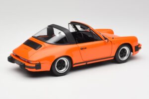 Porsche 911 930 Carrera 3.2 Targa Orange Minichamps 1:18 100063064 Metal — billede 3 af 8