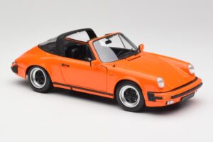 Porsche 911 930 Carrera 3.2 Targa Orange Minichamps 1:18 100063064 Metal — billede 6 af 8