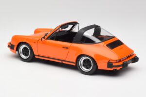 Porsche 911 930 Carrera 3.2 Targa Orange Minichamps 1:18 100063064 Metal — billede 7 af 8