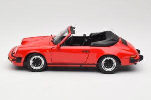 Porsche 911 930 Carrera 3.2 Cabriolet Guards Red Minichamps 1:18 110063030 Metal — billede 4 af 8
