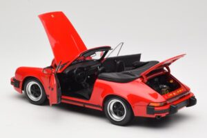 Porsche 911 930 Carrera 3.2 Cabriolet Guards Red Minichamps 1:18 110063030 Metal — billede 5 af 8