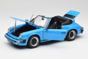 Porsche 911 930 Carrera Cabriolet Blå Minichamps 1:18 100063032 Metal — billede 2 af 8