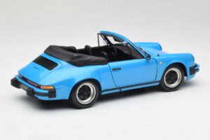 Porsche 911 930 Carrera Cabriolet Blå Minichamps 1:18 100063032 Metal — billede 3 af 8