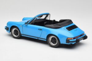 Porsche 911 930 Carrera Cabriolet Blå Minichamps 1:18 100063032 Metal — billede 7 af 8