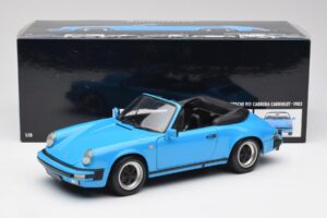 Porsche 911 930 Carrera Cabriolet Blå Minichamps 1:18 100063032 Metal — billede 8 af 8