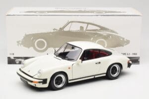 Porsche 911 930 Carrera 3.2 Grand Prix White Minichamps 1:18 100063024 Metal — billede 8 af 8