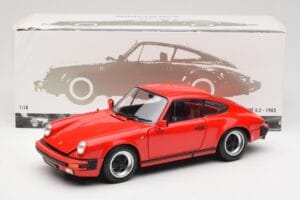 Porsche 911 930 Carrera 3.2 Guards Red Minichamps 1:18 100063021 Metal — billede 8 af 8