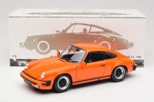Porsche 911 930 Carrera 3.2 Signal Orange Minichamps 1:18 100063025 Metal — billede 8 af 8