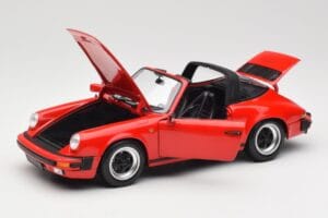 Porsche 911 930 Carrera Targa 3.2 Guards Red Minichamps 1:18 100063061 Metal — billede 2 af 9