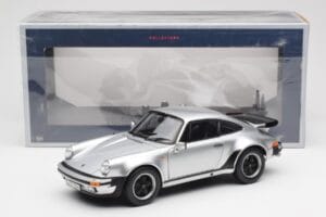 Porsche 911 930 Turbo 3.3 Sølv Norev 1:18 187574 Metal — billede 8 af 8