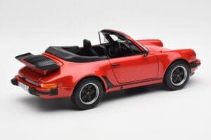 Porsche 911 930 Turbo Cabriolet Rød Norev 1:18 187664 Metal — billede 3 af 8