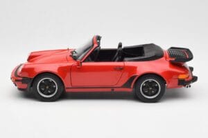 Porsche 911 930 Turbo Cabriolet Rød Norev 1:18 187664 Metal — billede 4 af 8