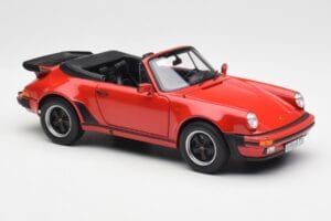 Porsche 911 930 Turbo Cabriolet Rød Norev 1:18 187664 Metal — billede 6 af 8