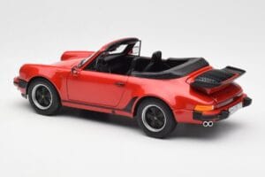 Porsche 911 930 Turbo Cabriolet Rød Norev 1:18 187664 Metal — billede 7 af 8