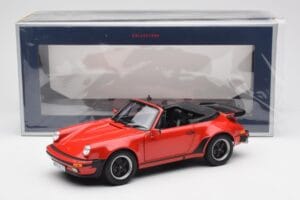 Porsche 911 930 Turbo Cabriolet Rød Norev 1:18 187664 Metal — billede 8 af 8